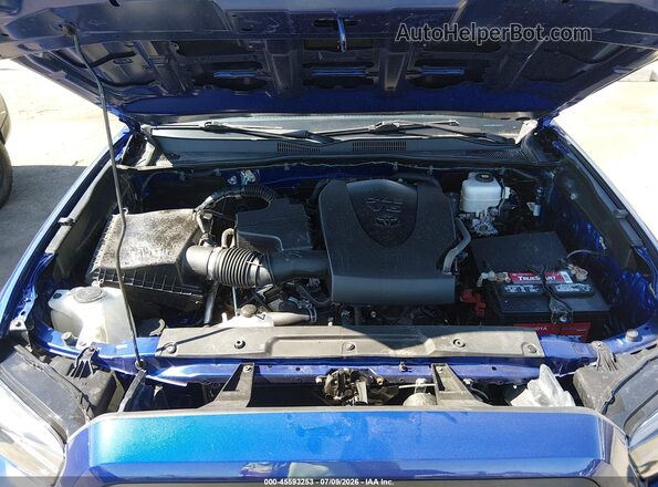 3TMCZ5AN4PM652072 2023 TOYOTA TACOMA Blue Вид ззаду