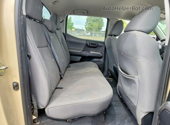 3TMCZ5AN5HM048127 2017 TOYOTA TACOMA Beige Вид задніх сидінь