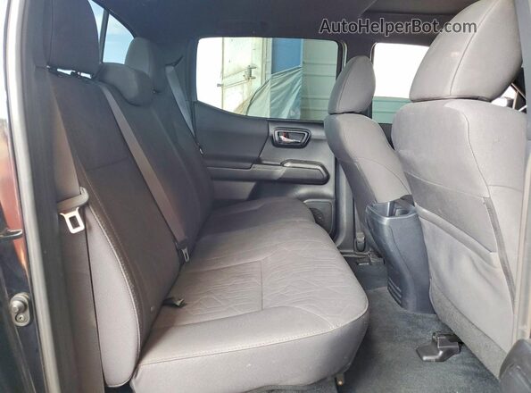 3TMCZ5AN5HM064036 2017 TOYOTA TACOMA Black Rear seats view