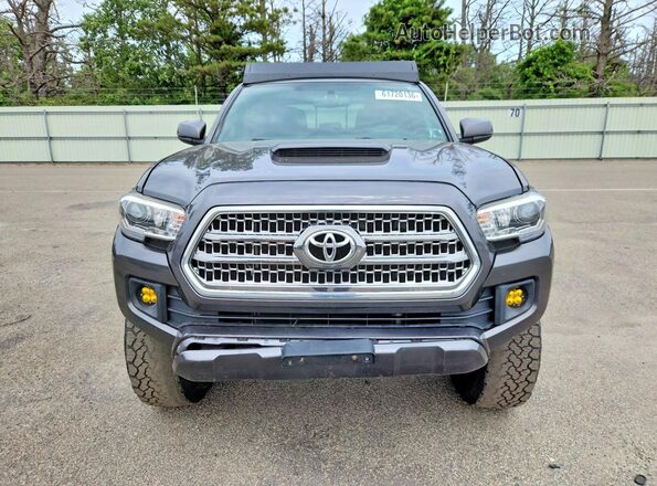 3TMCZ5AN5HM079863 2017 TOYOTA TACOMA Gray Вид спереду