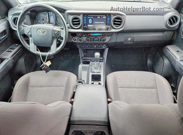 3TMCZ5AN5HM079863 2017 TOYOTA TACOMA Gray Вид панелі приладів