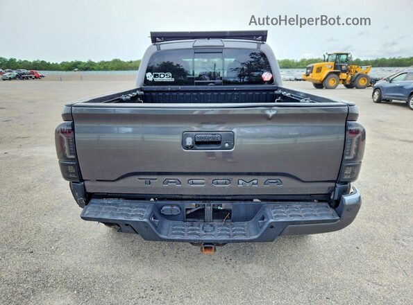 3TMCZ5AN5HM079863 2017 TOYOTA TACOMA Gray Вид ззаду