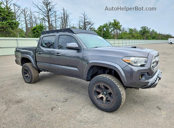 3TMCZ5AN5HM079863 2017 TOYOTA TACOMA Gray Передня права чверть