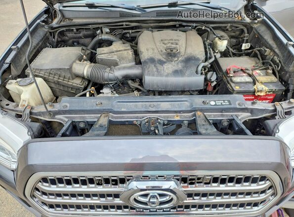 3TMCZ5AN5HM079863 2017 TOYOTA TACOMA Gray Вид задньої частини салону