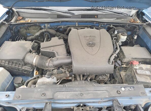 3TMCZ5AN5KM210846 2019 TOYOTA TACOMA Blue Vista interior trasera