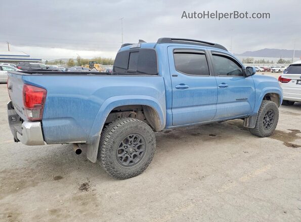 3TMCZ5AN5KM210846 2019 TOYOTA TACOMA Blue Trasero derecho