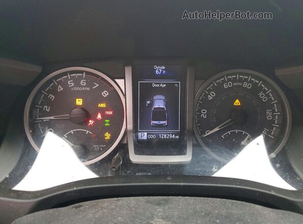 3TMCZ5AN5KM210846 2019 TOYOTA TACOMA Blue Vista del cuadro de instrumentos