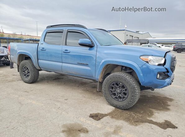 3TMCZ5AN5KM210846 2019 TOYOTA TACOMA Blue Delantero derecho