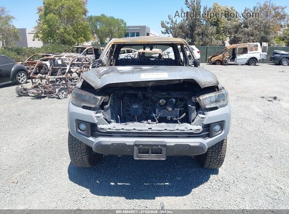 3TMCZ5AN5KM286356 2019 TOYOTA TACOMA Gray Widok z przodu