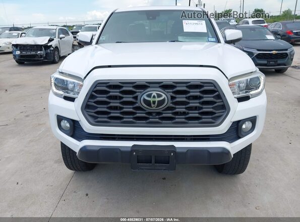 3TMCZ5AN5LM290604 2020 TOYOTA TACOMA White Widok zestawu wskaźników