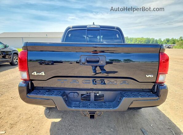3TMCZ5AN5LM348341 2020 TOYOTA TACOMA Black უკანა ხედი