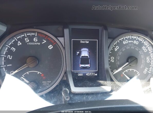 3TMCZ5AN5LM349294 2020 TOYOTA TACOMA Gray Widok tylnych siedzeń