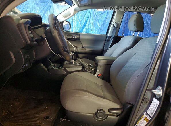 3TMCZ5AN5MM420656 2021 TOYOTA TACOMA Серый Вид салона спереди
