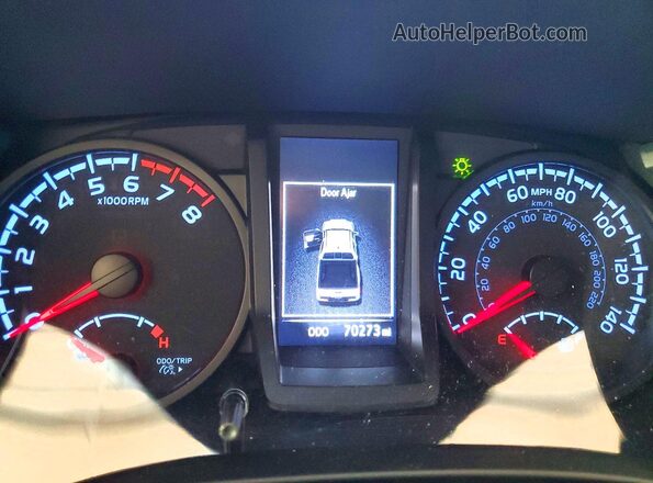 3TMCZ5AN5MM420656 2021 TOYOTA TACOMA Серый Вид щитка приборов