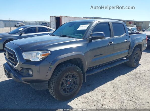 3TMCZ5AN5MM450028 2021 TOYOTA TACOMA Black წინა მარცხენა ხედი სამი მეოთხედიდან
