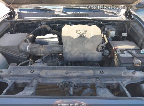 3TMCZ5AN5MM450028 2021 TOYOTA TACOMA Black უკანა ხედი