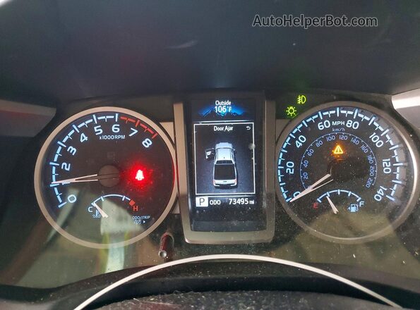 3TMCZ5AN5NM498050 2022 TOYOTA TACOMA White ხელსაწყოთა პანელის ხედი