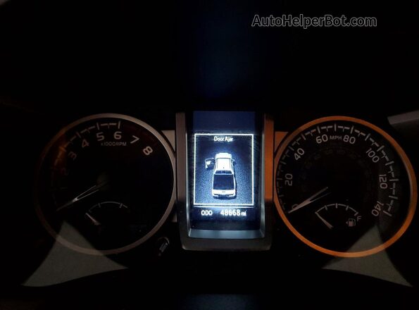 3TMCZ5AN5PM540199 2023 TOYOTA TACOMA Black Instrument cluster view