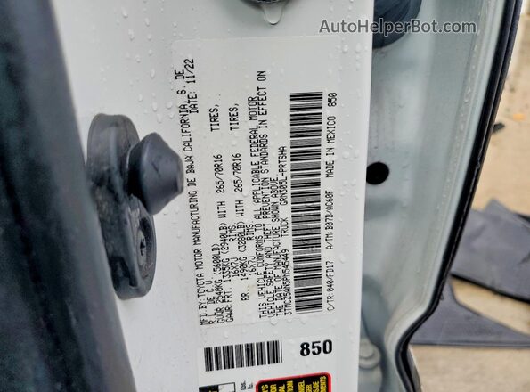 3TMCZ5AN5PM545449 2023 TOYOTA TACOMA Белый Вид подкапотного пространства