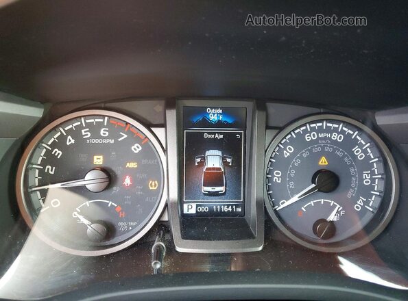 3TMCZ5AN5PM545449 2023 TOYOTA TACOMA Белый Вид щитка приборов