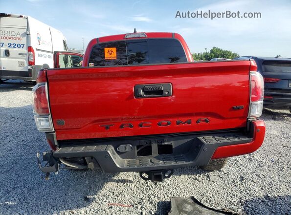 3TMCZ5AN5PM575146 2023 TOYOTA TACOMA Red Widok z tyłu