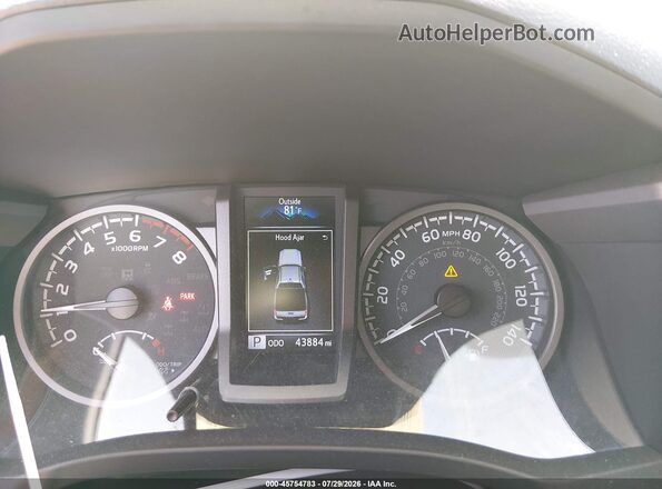 3TMCZ5AN5PM593744 2023 TOYOTA TACOMA Белый Вид задних сидений