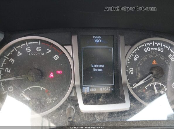 3TMCZ5AN6HM080732 2017 TOYOTA TACOMA Gray Вид задніх сидінь