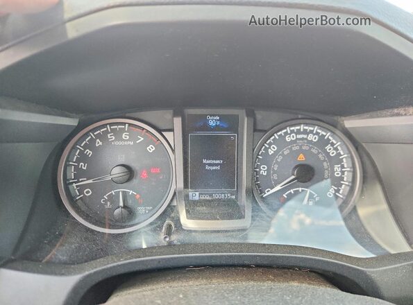 3TMCZ5AN6HM088135 2017 TOYOTA TACOMA White Instrument cluster view