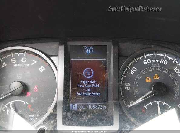 3TMCZ5AN6HM119366 2017 TOYOTA TACOMA Gray Vista de los asientos traseros