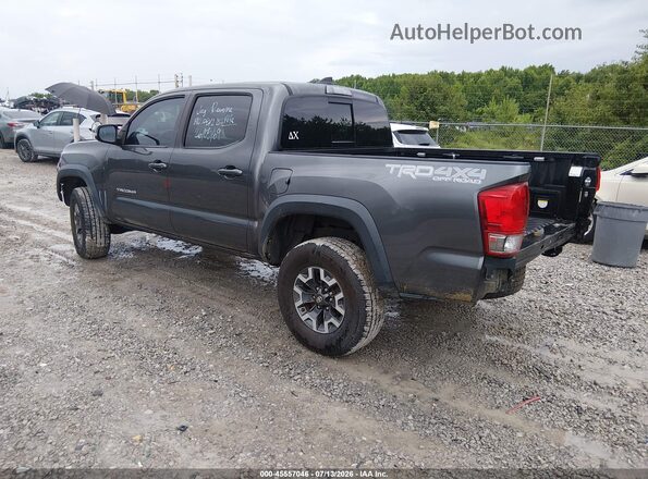 3TMCZ5AN6HM119366 2017 TOYOTA TACOMA Gray Trasero izquierdo