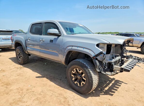 3TMCZ5AN6JM122435 2018 TOYOTA TACOMA Gray წინა მარჯვენა