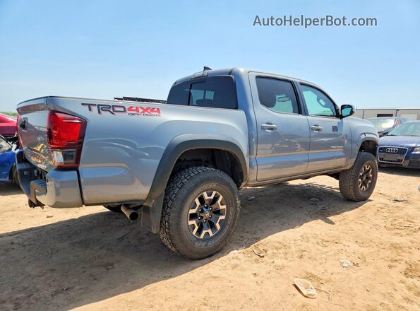 3TMCZ5AN6JM122435 2018 TOYOTA TACOMA Gray უკანა მარჯვენა