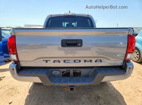 3TMCZ5AN6JM122435 2018 TOYOTA TACOMA Gray უკანა ხედი