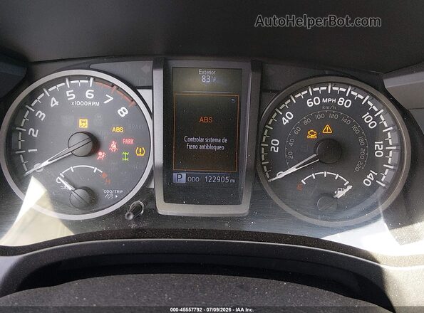 3TMCZ5AN6KM225047 2019 TOYOTA TACOMA Black Widok tylnych siedzeń