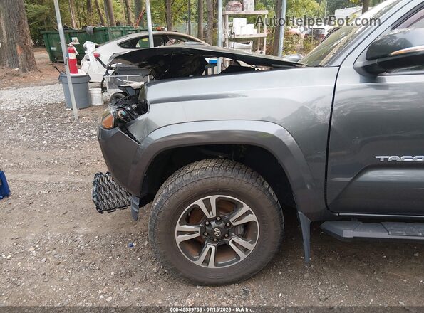 3TMCZ5AN6KM240843 2019 TOYOTA TACOMA Gray Vista frontal