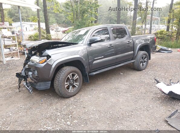 3TMCZ5AN6KM240843 2019 TOYOTA TACOMA Gray Vista tres cuartos delantera izquierda