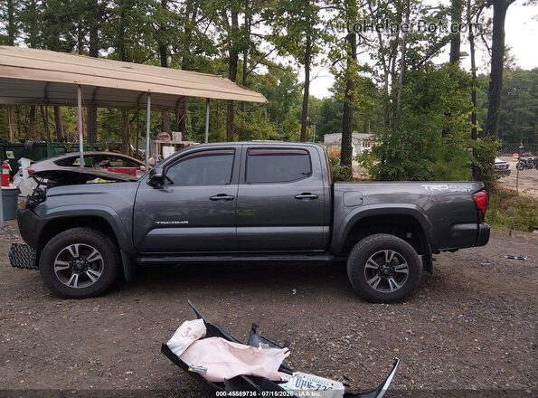 3TMCZ5AN6KM240843 2019 TOYOTA TACOMA Gray 