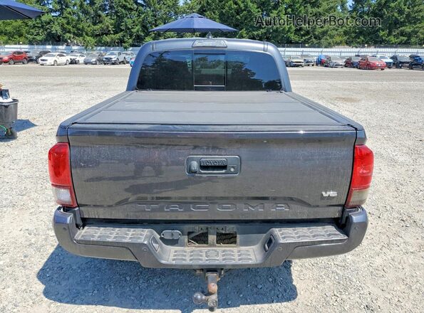 3TMCZ5AN6KM279822 2019 TOYOTA TACOMA Gray უკანა ხედი