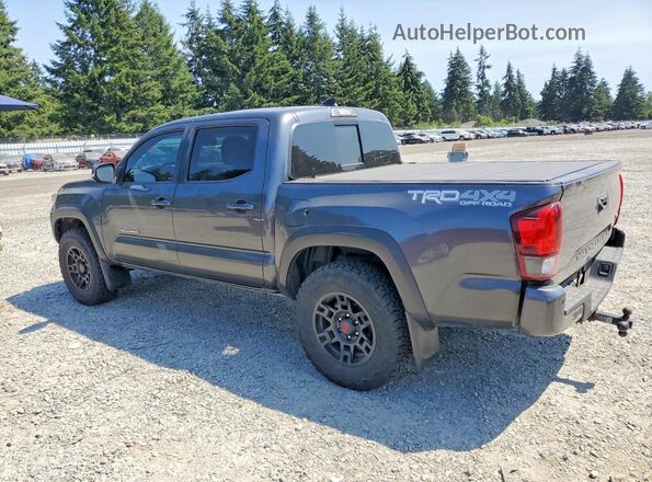 3TMCZ5AN6KM279822 2019 TOYOTA TACOMA Gray უკანა მარცხენა