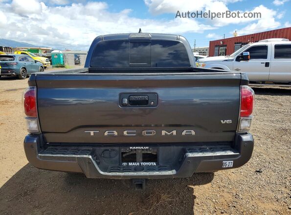 3TMCZ5AN6LM344198 2020 TOYOTA TACOMA Gray უკანა ხედი