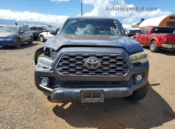 3TMCZ5AN6LM344198 2020 TOYOTA TACOMA Gray წინა ხედი
