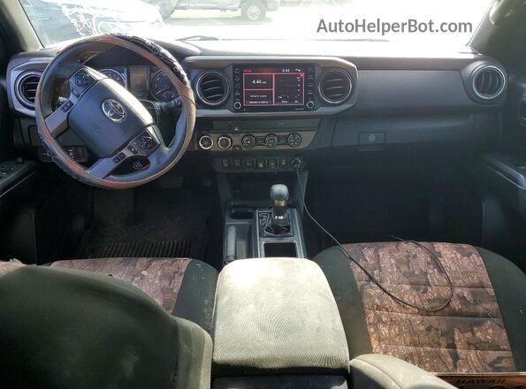 3TMCZ5AN6LM344198 2020 TOYOTA TACOMA Gray წინა პანელის ხედი