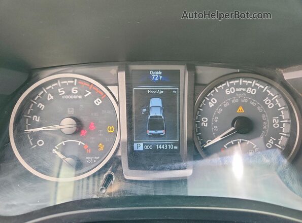 3TMCZ5AN6MM404451 2021 TOYOTA TACOMA Gray Widok zestawu wskaźników