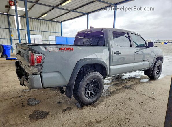 3TMCZ5AN6MM408192 2021 TOYOTA TACOMA Gray უკანა მარჯვენა
