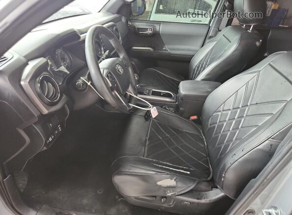 3TMCZ5AN6MM408192 2021 TOYOTA TACOMA Gray წინა სალონის ხედი
