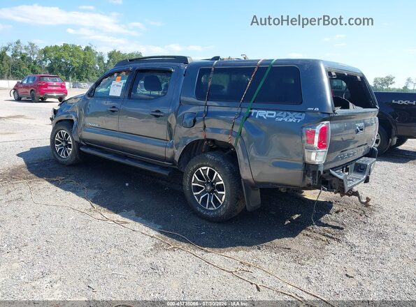 3TMCZ5AN6MM409522 2021 TOYOTA TACOMA Gray უკანა მარცხენა