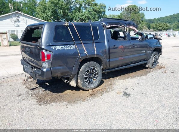 3TMCZ5AN6MM409522 2021 TOYOTA TACOMA Gray უკანა მარჯვენა