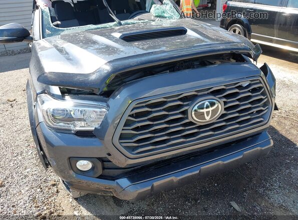 3TMCZ5AN6MM409522 2021 TOYOTA TACOMA Gray უკანა სალონის ხედი