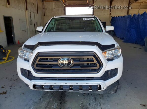 3TMCZ5AN6MM452614 2021 TOYOTA TACOMA White წინა ხედი