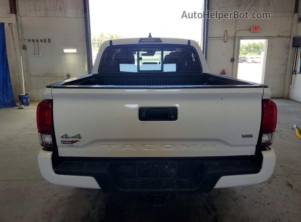3TMCZ5AN6MM452614 2021 TOYOTA TACOMA White უკანა ხედი